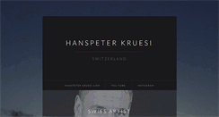 Desktop Screenshot of hanspeterkruesi.com